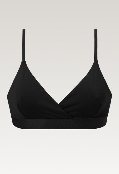 Amnings-bralette - Svart